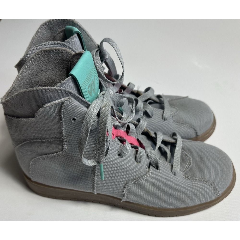 Nike Air Jordan Why Not Zer0.2 Grey Teal Pink 7Y Women 8.5 Basketball Shoes - Picture 3 of 8